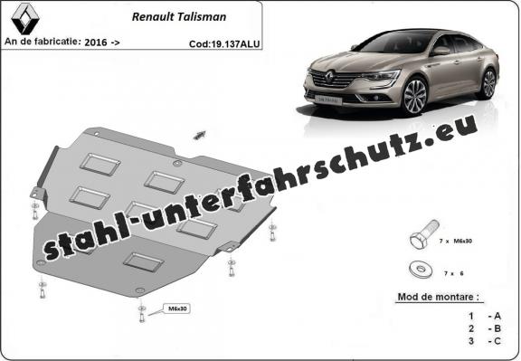 Aluminium Unterfahrschutz für Motor der Marke Renault Talisman