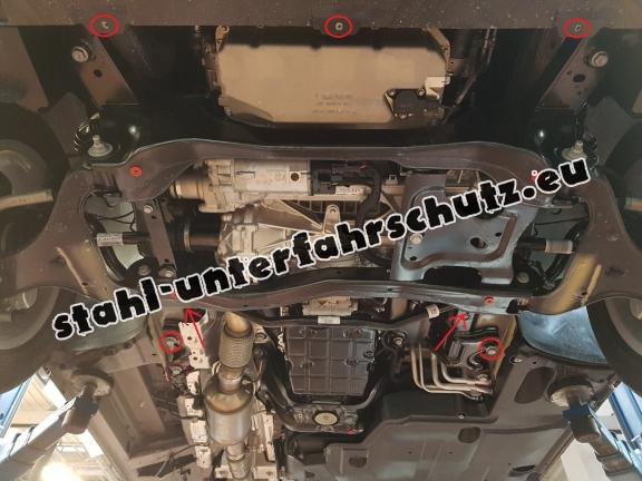 Aluminium Unterfahrschutz für Motor der Marke Mercedes Viano W447