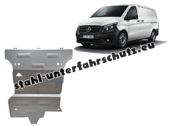 Aluminium Unterfahrschutz für Motor der Marke Mercedes Viano W447