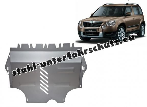 Aluminium Unterfahrschutz für Motor und Getriebe für den Skoda Yeti