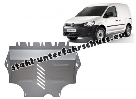 Aluminium Unterfahrschutz für Motor und Getriebe für den VW Caddy - Webasto