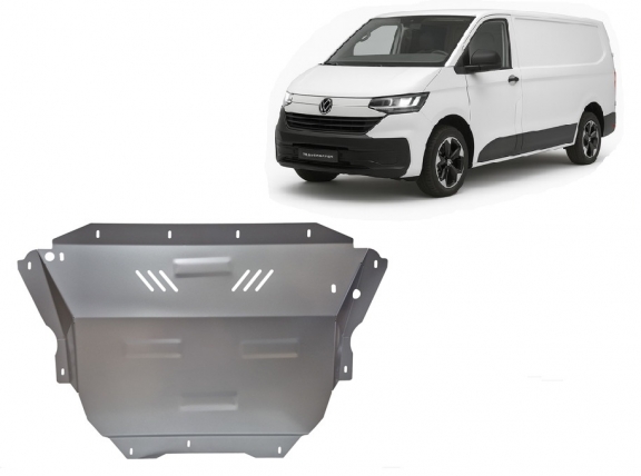 Aluminium Unterfahrschutz für Motor und Getriebe für den Volkswagen Transporter T7 Van