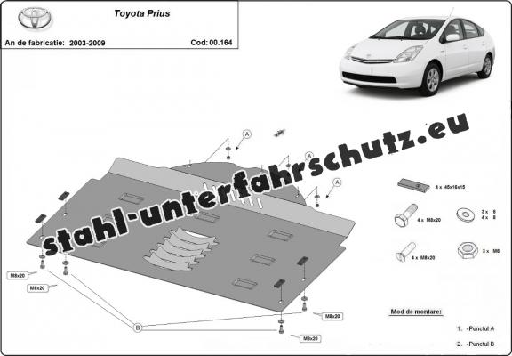 Unterfahrschutz für Katalysator/cat lock der Marke Toyota Prius