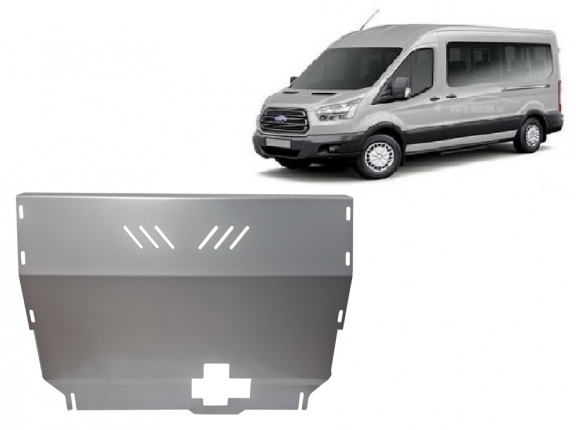 Aluminium Unterfahrschutz für Motor der Marke Ford Transit FWD