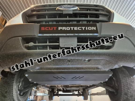 Aluminium Unterfahrschutz für Motor und Getriebe für den Ford Transit Custom - FWD