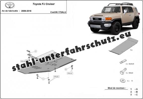 Aluminium Getriebe Schutz für Toyota FJ Cruiser Aluminium Getriebe Schutz für Toyota FJ Cruiser