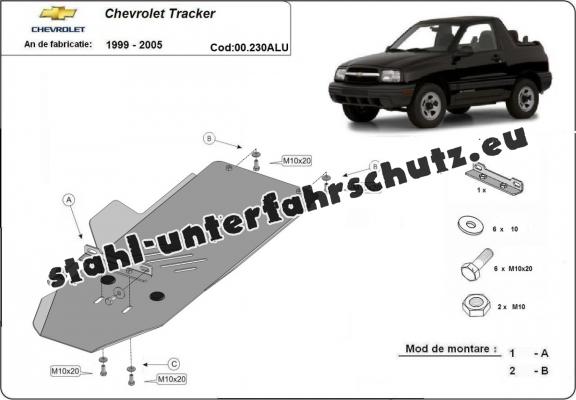 Aluminium Getriebe Schutz für Chevrolet Tracker Aluminium Getriebe Schutz für Chevrolet Tracker