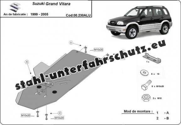 Aluminium Getriebe Schutz für Suzuki Grand Vitara Aluminium Getriebe Schutz für Suzuki Grand Vitara