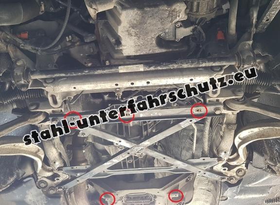 Stahl Getriebe Schutz für  Audi A5