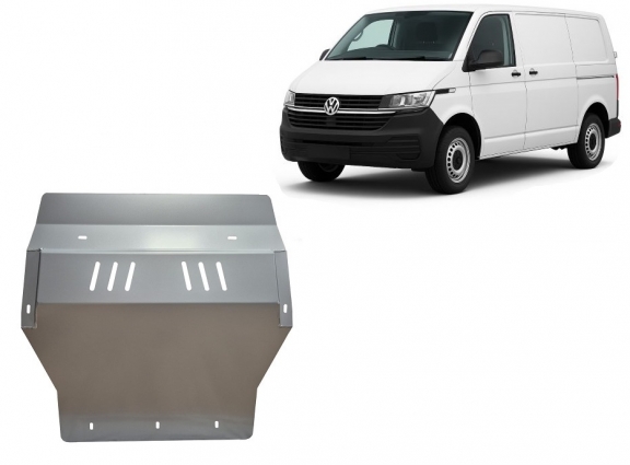 Unterfahrschutz aus verzinktem Stahl für Motor der Marke Volkswagen Transporter T6.1