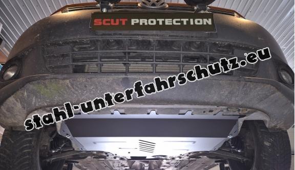 Aluminium Unterfahrschutz für Motor und Getriebe für den VW Caddy - Webasto