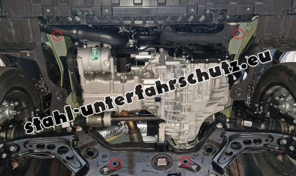 Aluminium Unterfahrschutz für Motor der Marke BAIC Beijing X75