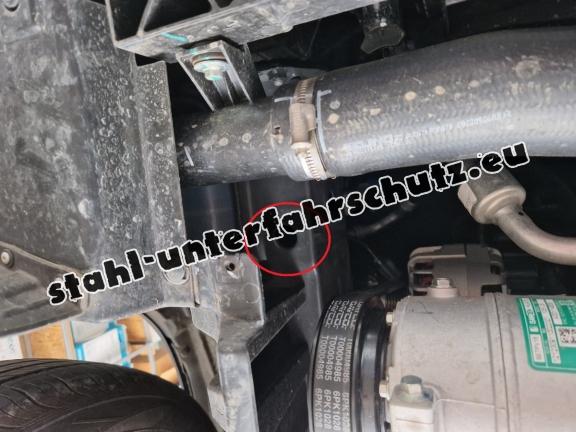 Aluminium Unterfahrschutz für Motor der Marke BAIC Beijing X75