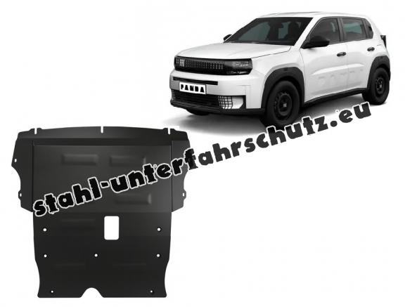 Unterfahrschutz für Motor und Getriebe aus Stahl für Fiat Grande Panda