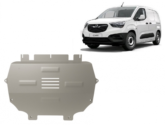 Aluminium  Unterfahrschutz Opel Combo E