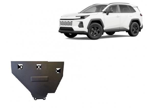 Stahl Differentialschutz für Toyota RAV 4 Hybrid