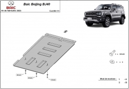 Stahl Getriebe Schutz für Baic Beijing BJ40