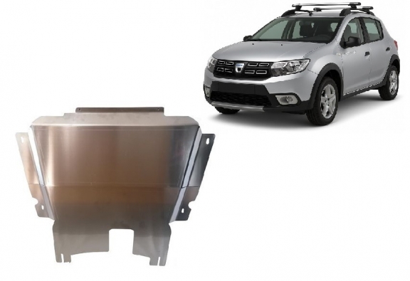 Aluminium Unterfahrschutz für Motor und Getriebe für den Dacia SanderoStepway