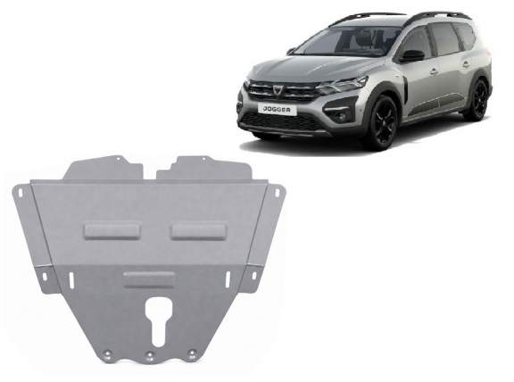Aluminium Unterfahrschutz für Motor und Getriebe für den Dacia Jogger