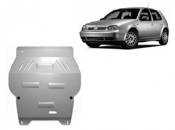 Aluminium Unterfahrschutz für Motor und Getriebe für den Volkswagen Golf