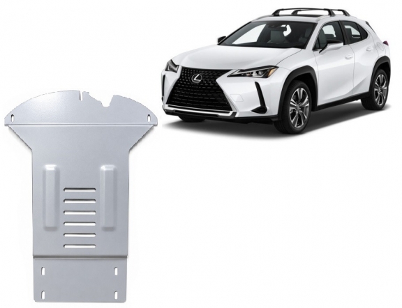 Aluminium-Katalysatorschutz / Kat-Schloss für Lexus UX