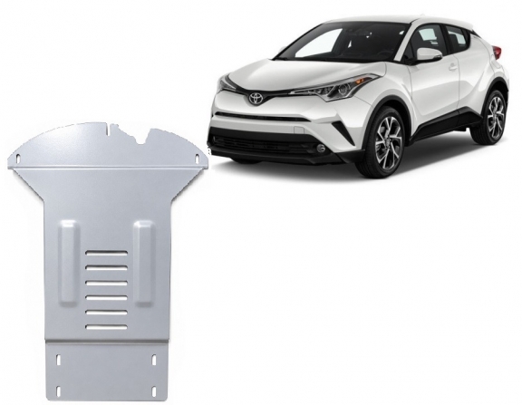 Aluminium-Katalysatorschutz / Kat-Schloss für Toyota C-HR