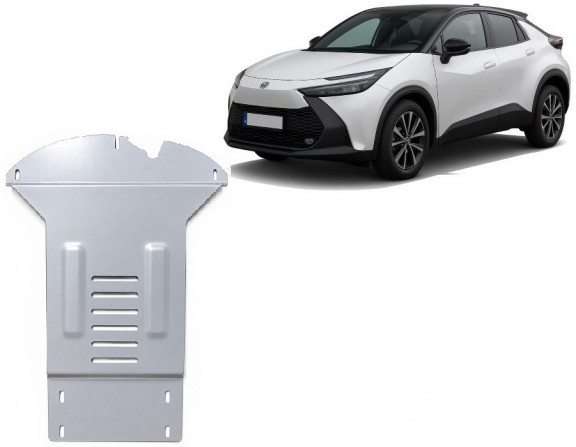 Aluminium-Katalysatorschutz / Kat-Schloss für Toyota C-HR