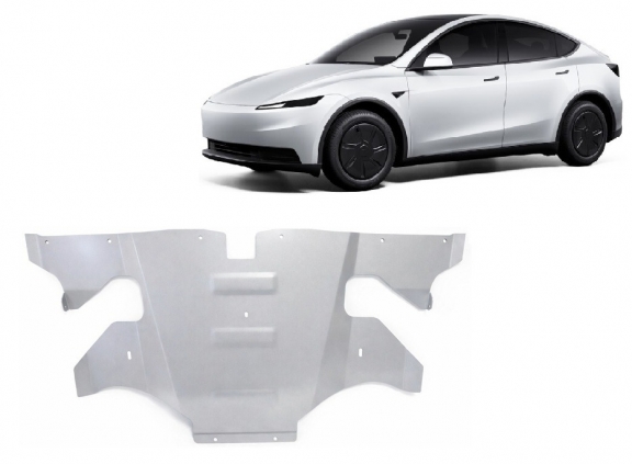 Hinterer Aluminium-Motorschutz für Elektromotor – Tesla Model Y