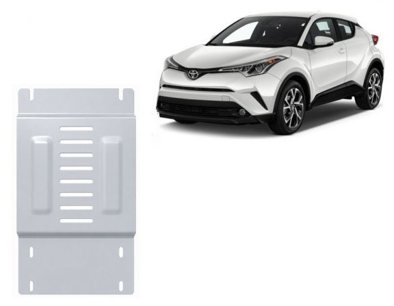 Aluminium-Katalysatorschutz / Kat-Schloss für Toyota C-HR