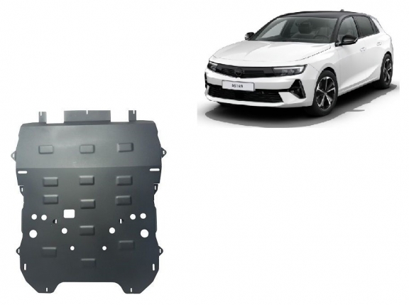 Unterfahrschutz für Motor der Marke Opel Astra L