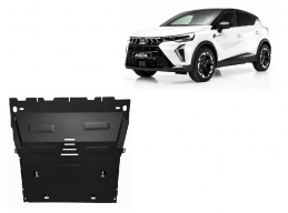 Unterfahrschutz für Motor und Getriebe aus Stahl für  Mitsubishi ASX