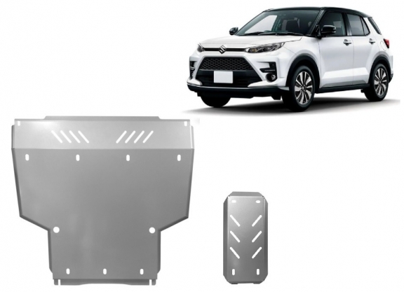 Unterfahrschutz für Motor der Marke Suzuki SX 4 - Aktionspaket Aluminium