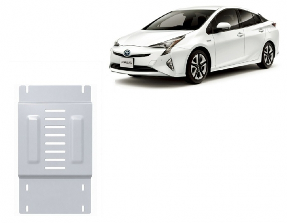 Aluminium-Katalysatorschutz / Kat-Schloss für Toyota Prius