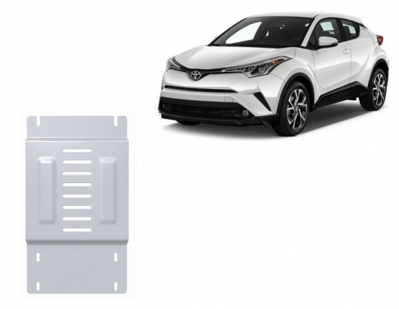 Aluminium-Katalysatorschutz / Kat-Schloss für Toyota C-HR