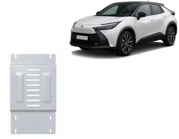 Aluminium-Katalysatorschutz / Kat-Schloss für Toyota C-HR