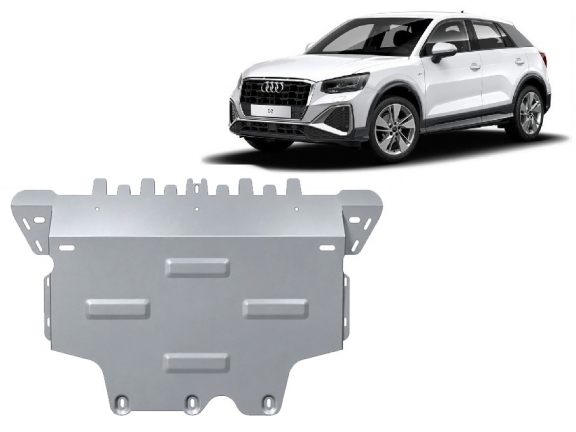 Aluminium Unterfahrschutz für Motor und Getriebe für den Audi Q2