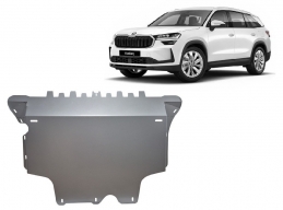 Aluminium Unterfahrschutz für Motor der Marke Skoda Kodiaq Hybrid