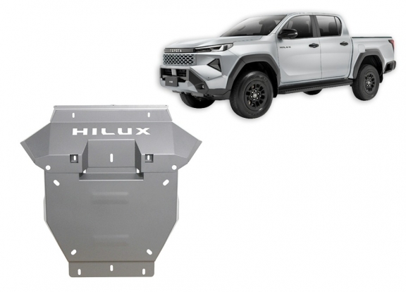Aluminium Unterfahrschutz für Motor der Marke Toyota Hilux