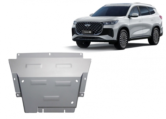 Aluminium Unterfahrschutz für Motor der Marke Chery Tiggo 8