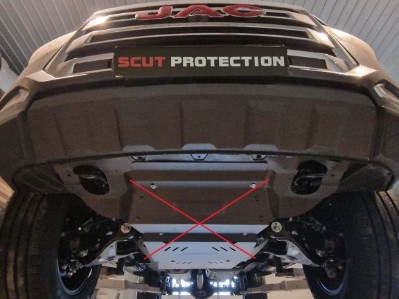 Stahl Getriebe Schutz für Jac T8