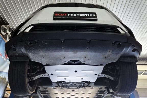 Aluminium Unterfahrschutz für Motor der Marke Toyota BZ4X