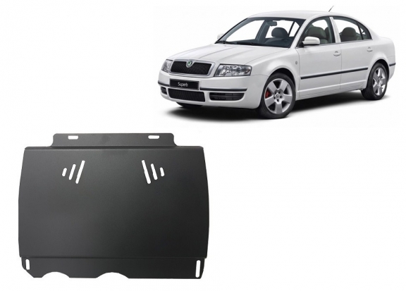 Unterfahrschutz für Schaltgetriebe aus Stahl für Skoda Superb