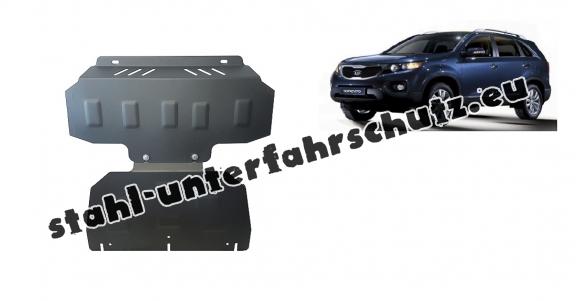 Unterfahrschutz für Motor und  kühler aus Stahl für  Kia Sorento