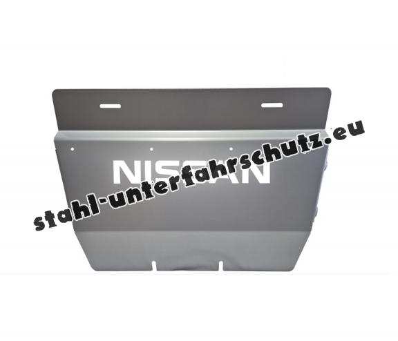 Unterer Aluminium-Kühlerschutz für den Nissan Navara D40