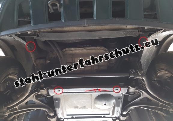 Unterfahrschutz für Motor der Marke Mercedes ML W163