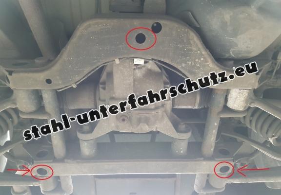 Stahl Differentialschutz für Mercedes ML W163