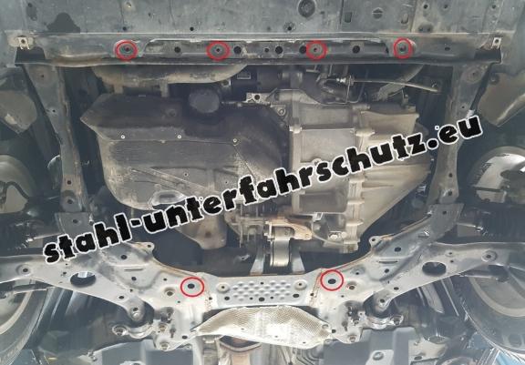 Unterfahrschutz für Motor der Marke Mazda CX5