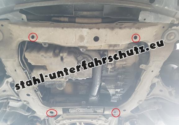 Unterfahrschutz für Motor der Marke Volvo S80