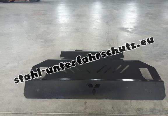 Unterfahrschutz für Motor und  kühler aus Stahl für  Mitsubishi Pajero 3 (V60, V70)