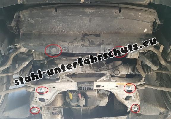 Unterfahrschutz für Motor der Marke BMW Seria 1 E81;E87